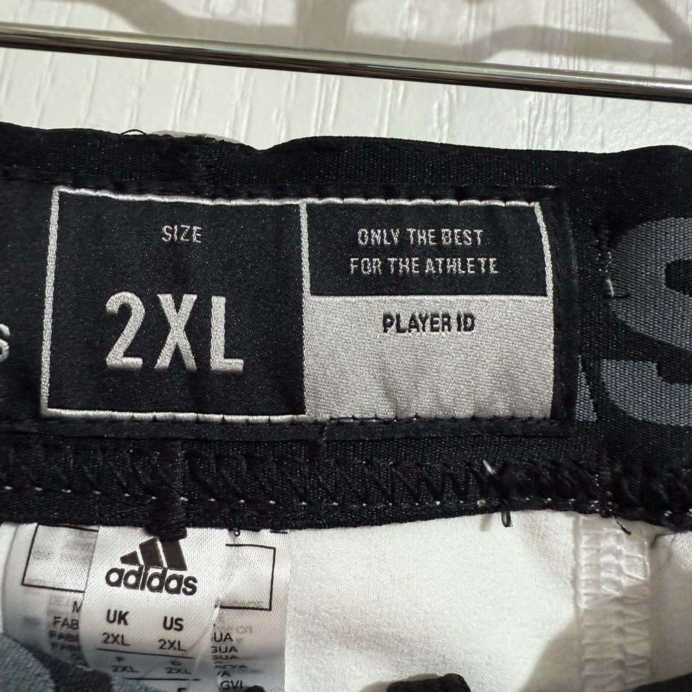 Men's Adidas White & Blue Padded Football Pants 2XL - Picture 3 of 14